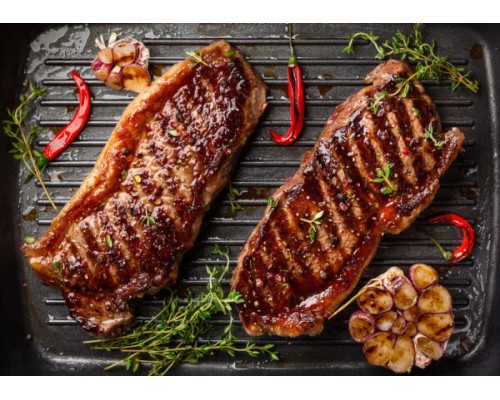 2 Buffalo Striploin Steaks (250g)